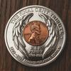 1/2/3/4/5Pcs Final Cent Tribute Coin R.I.P. Penny Souvenir Coin Historic Collectible Token History Buffs Collectors Enthusiasts Keepsake Gift