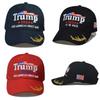 Trump Take America Back Usa Signature 2024 Red Shadow Embroidered Cap Hat