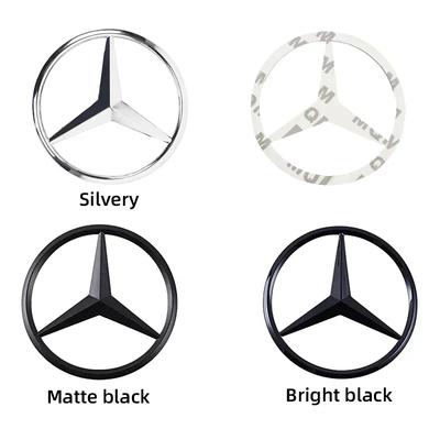 Автомобильная наклейка Для Mercedes Benz 9 см ABS Автомобильная задняя наклейка Наклейка-эмблема на багажник Для Mercedes Benz S320 W164 W203 W204 W168 C180 E320 A