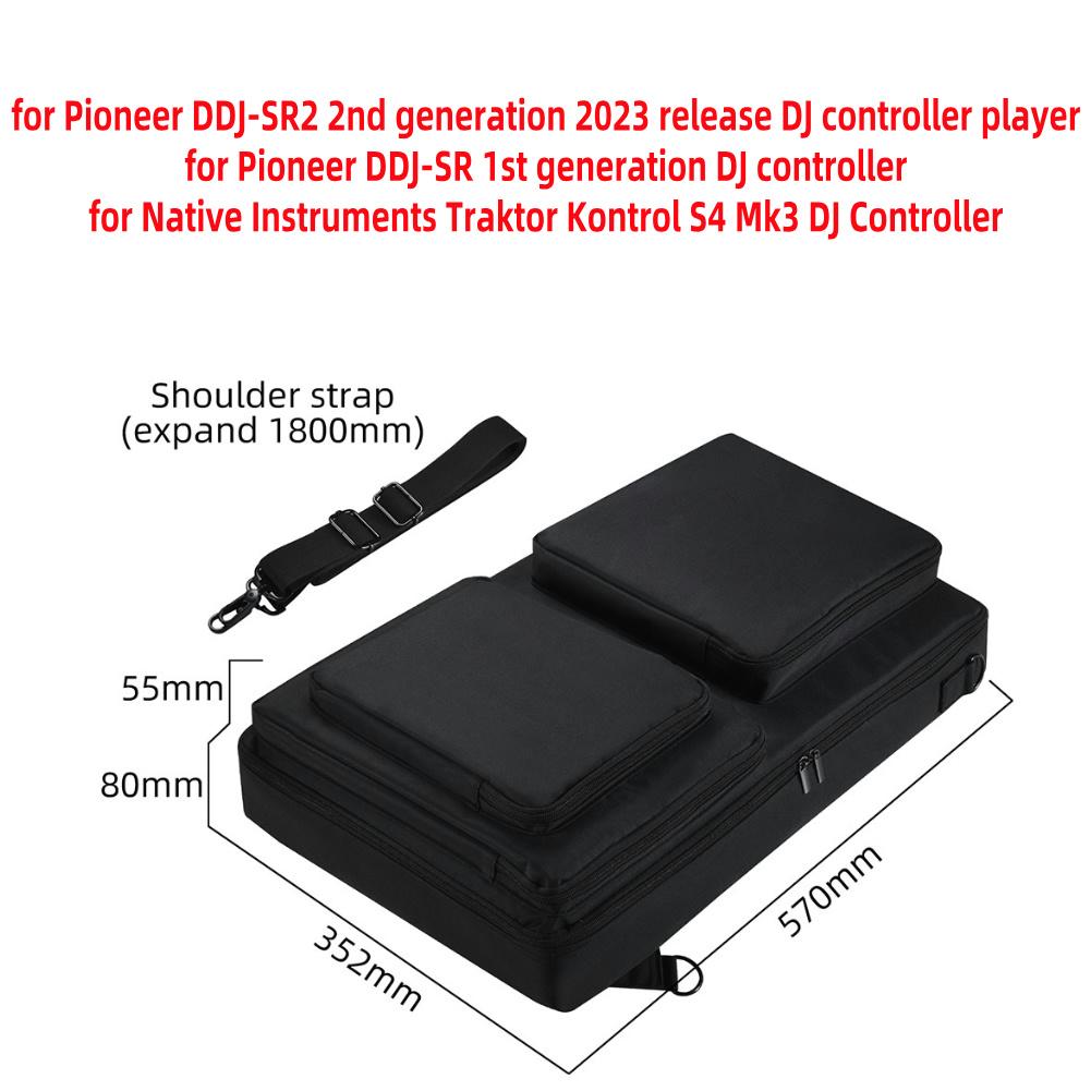Сумка-чехол для переноски, устойчивая к царапинам, сумка-рюкзак, противоударный, регулируемый плечевой ремень, большая емкость для Pioneer DDJ-FLX6
