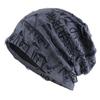 Thin Bonnet Letter Print Beanie Loose Style Hip Hop Beanies Fashion Pullover Hat  Unisex Wear
