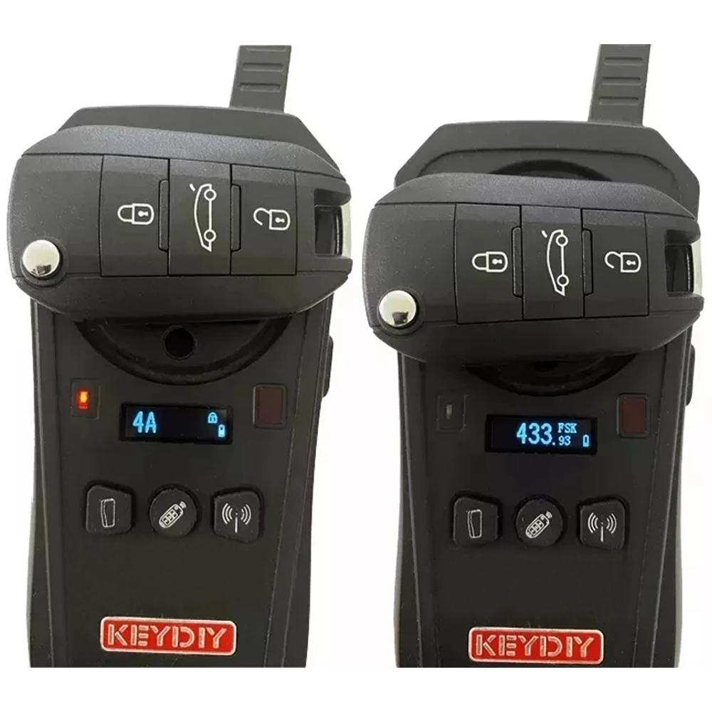 3 Button Flip Remote Key Fob 433MHz 4A Chip For Peugeot Partner 508 308 Expert For Citroen Dispatch C3 C4 Cactus Berlingo HU83