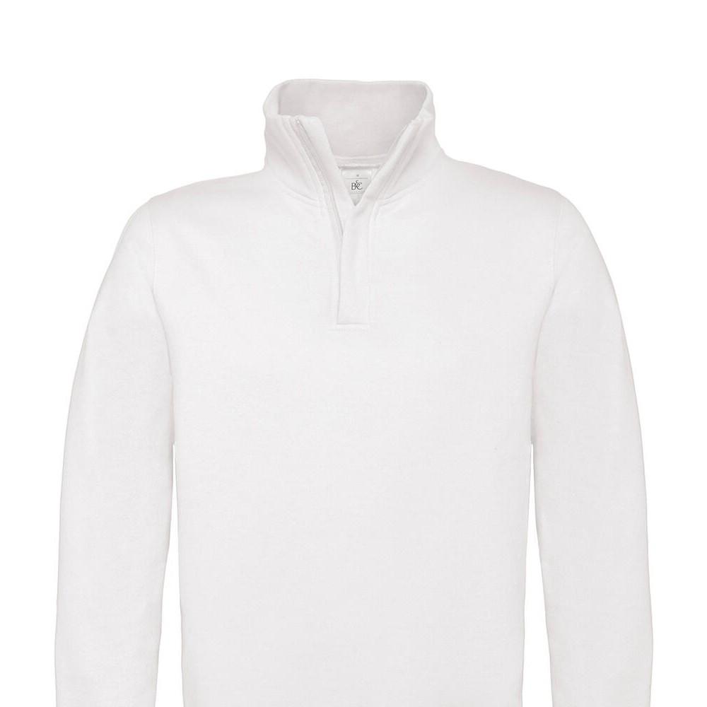B&C Mens ID.004 Cotton Quarter Zip Sweatshirt