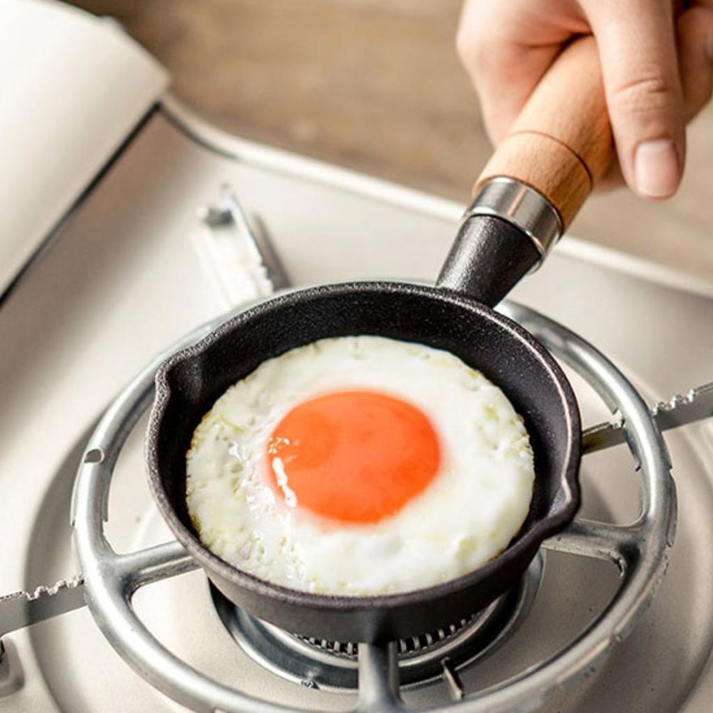 Чугунная сковорода для соусов и кастрюля для поливания Чугунные маленькие кастрюли для соусов для гриля, плавления, приготовления пищи в кемпинге и на плите Кастрюля для растопки масла