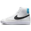 Blazer Mid 77 GS White Black Photo Blue Kids Sneakers Light-Photo-Blue Sail DA4086-108