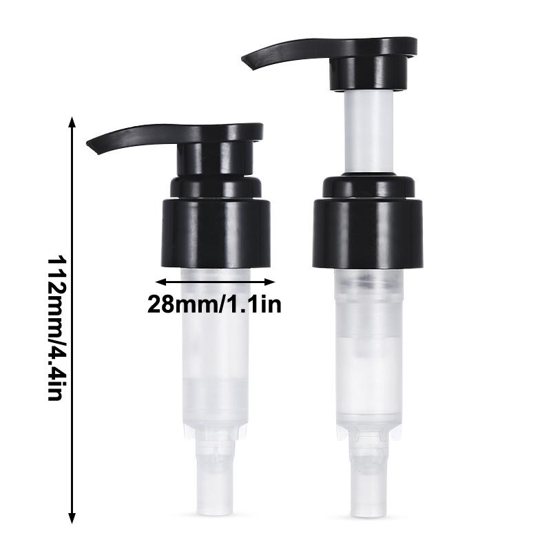 1/3/6/10pc Soap Pump Liquid Dispenser Head Round Push Type With 28Thread Bath Bottle Press Nozzle Lotion Tube For Bath Accessory