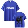 Ограниченный выпуск Футболка с принтом Gorillaz Мужская Женская Повседневная Свободная Футболка с круглым вырезом Мужская Мода Хлопковая Футболка Высокого Качества