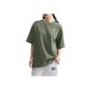 American Style Comfortable Versatile Casual Loose Short Sleeve T-Shirt Unisex Tops Light-Army-Green 24SRM435UGL2