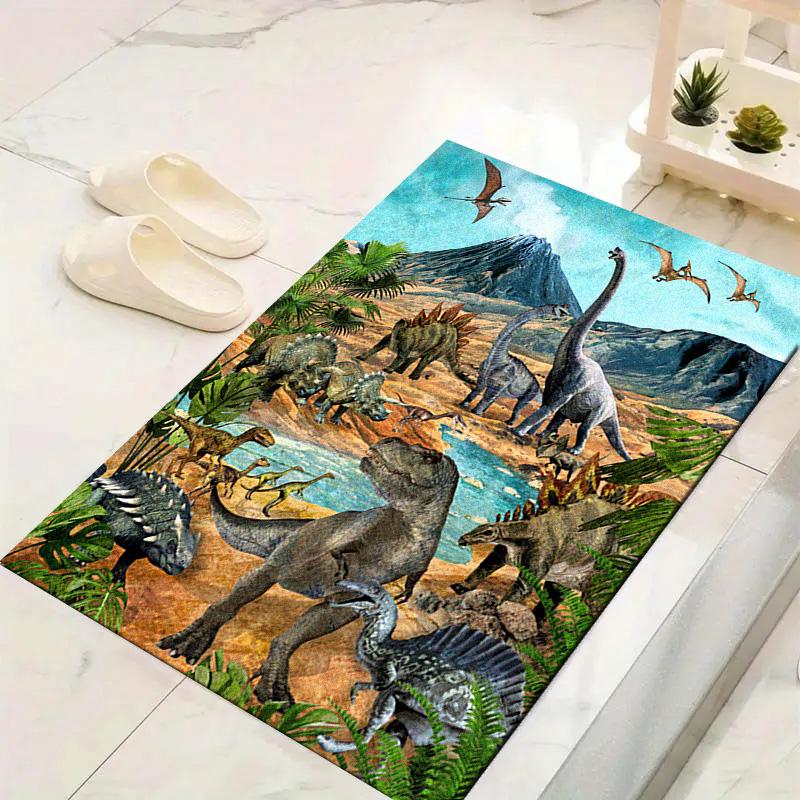 Dinosaur Carpet Rug for Living Room Bedroom Home Sofa Decoration,Kids play Non-slip Floor Mat