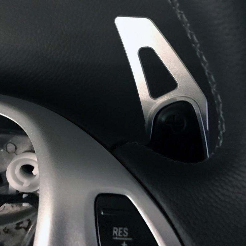 Для Benz Smart 451 453 Two 2009-2017 Four 2015-2017 Car Рулевое колесо Переключения передач Подрулевые переключатели DSG Удлинители Наклейки 2 шт.