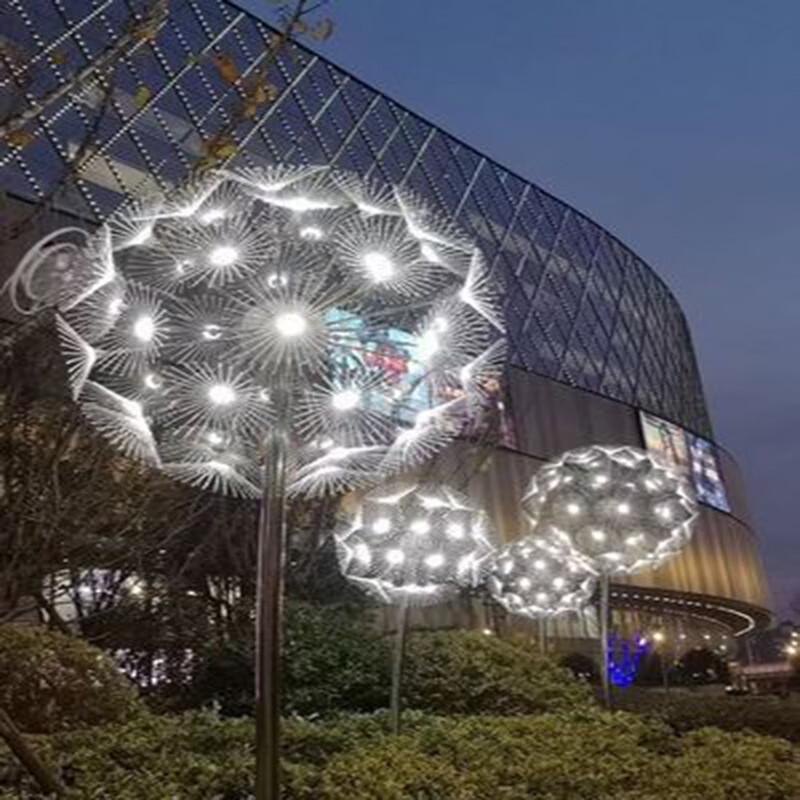 LED Simulated Dandelion Outdoor Landscape Ground Light