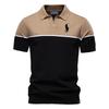 Polo Ralph Lauren Summer Pony Embroidered New Men's Short Sleeved Knitted Polo Shirt Color Blocked Collar Casual Polo Men
