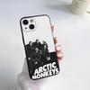 Логотип A-Arctic Monkeys Чехол для телефона для iPhone 17 Pro Max 15 Pro 16 14 Plus 12 13 Mini 11 Pro Ударопрочный Мягкий чехол