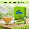 Samaara Instant Tea Premix Sachets | Cardamom Elaichi Flavoured Assam Black Tea Powder | 30 Sachets Box 450gm