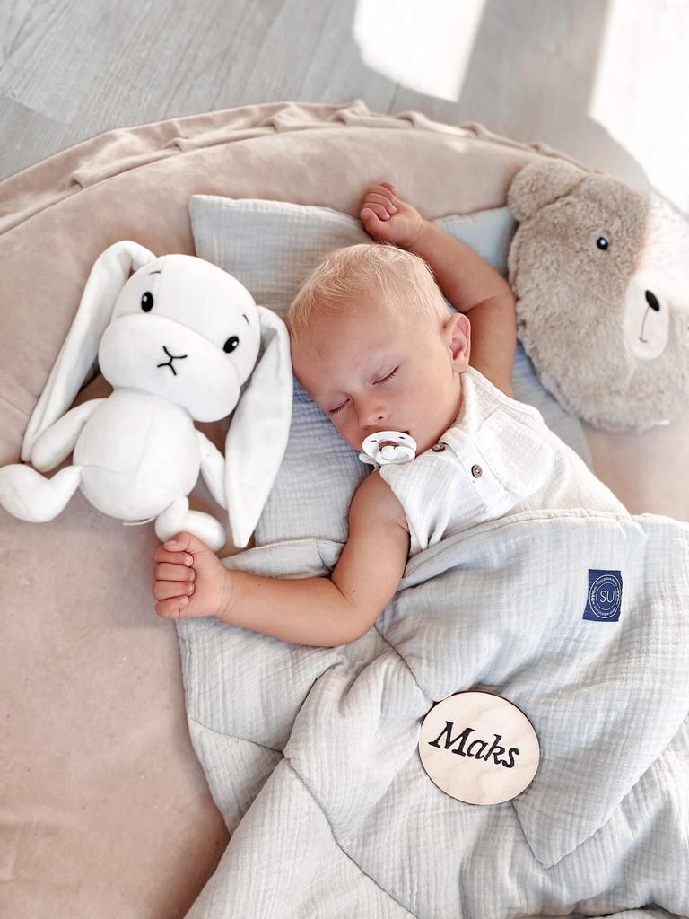 Mata Gniazdko 120Cm Dla Dziecka, Velvet Soft Beżowy