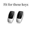 ABS Углеродный Чехол для ключа автомобиля для Mercedes Benz E C S GLC Class E200 E400 E63 W213 S550 S560 C260 A200 Защита корпуса ключа
