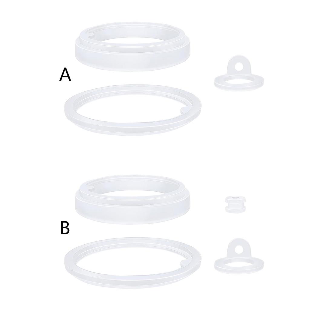 3/4pcs Silicone Sealing Gaskets Accessories for Drinking Cup 24/32/40/64oz Seal Rings Replacement Water Bottle Cup Parts