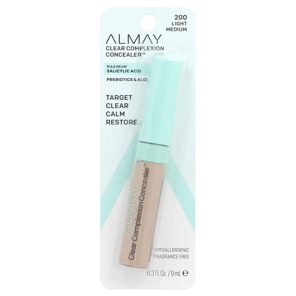 Almay, корректор для лица Clear Complexion Concealer, 200 Light Medium, 0,3 жидких унций (9 мл)