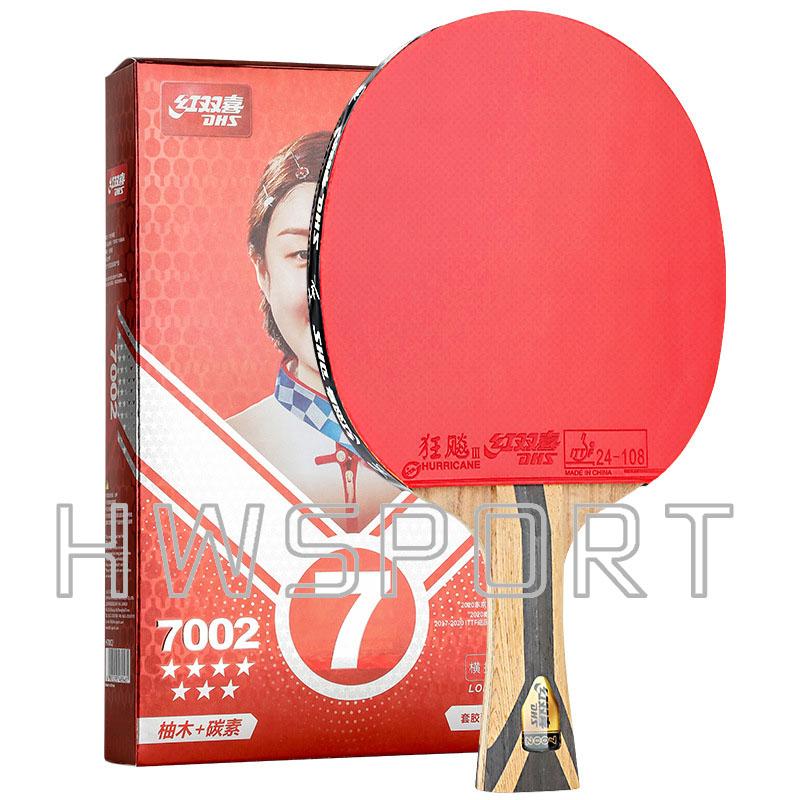 Оригинальная ракетка для настольного тенниса DHS 7 Star Offensive 8 Star 9 Star Professional Ping Pong Ракетка ALC Carbon Paddle