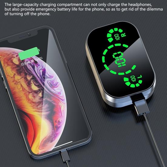 YD03 Premium Bluetooth-compactible Headset Deep Bass Low Latency Calling