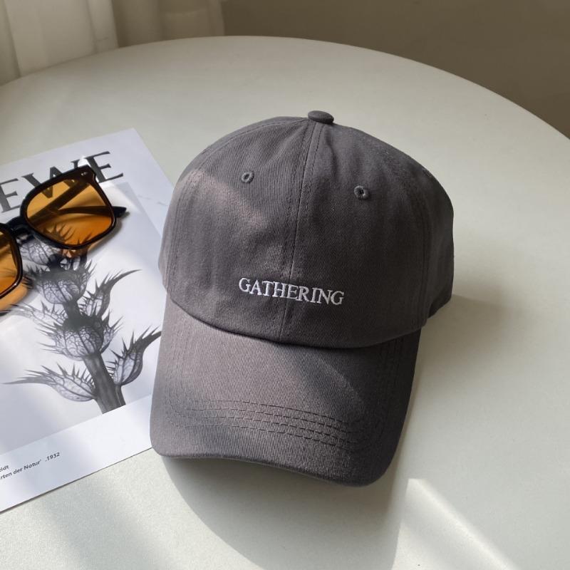 Hat Women's Tide Summer Baseball Cap Light Fashion Versatile Grey Cap Men's Street Sun Hat