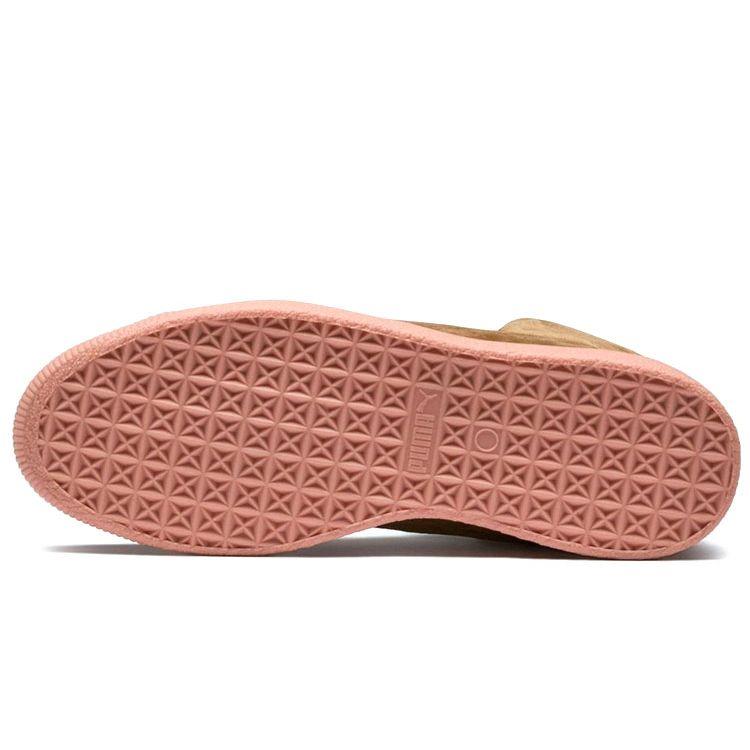 Puma X Naturel Clyde Glow Коллаборация Амортизирующие Нескользящие Повседневные Кроссовки Мужские Кроссовки Коричневые 364452-01