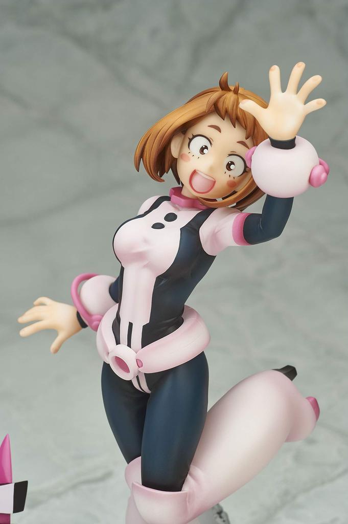 Bell Fine My Hero Academia Uraraka Ochako Hero Suit масштаб ПВХ окрашенный готовый продукт фигурка перепродажа Ver. 1/8