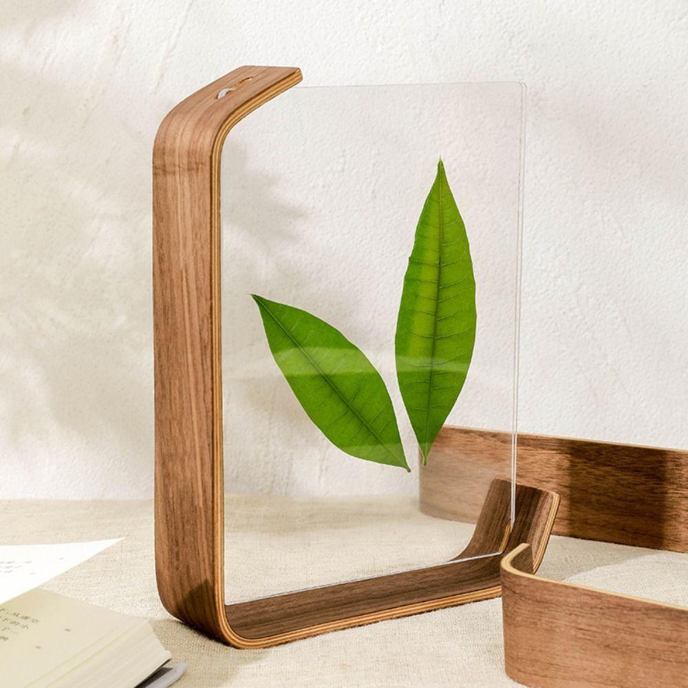 Многофункциональная DIY двусторонняя фоторамка Изысканная прозрачная акриловая фоторамка Уникальная рамка для демонстрации фотографий Настольная