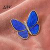 Decorative Butterfly Jewelry Brooch Pin, with Strong Buckle Design, Fine Electroplating Resistant to Fading Electroplated Alloy Brooch, Elegant