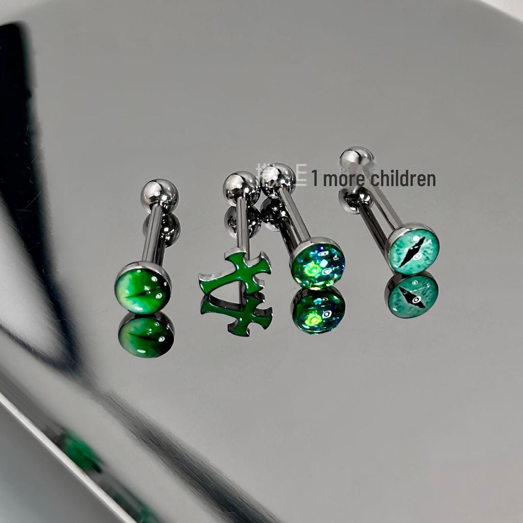 Стальные титановые язычки Green Mambo: Крутые, милые и стильные украшения для пирсинга для девочек