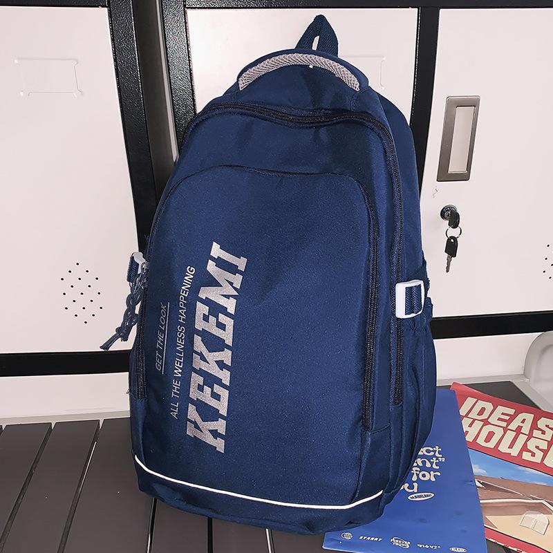 Школьный рюкзак Мужской Студенты колледжа Алфавит Ученики средней школы Высокое качество Мода Ученики средней школы Ученики начальной школы
