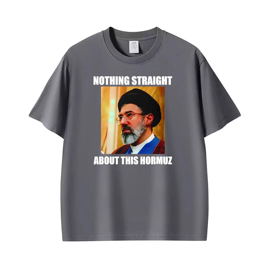 Mojtaba Khaunisexei Nothing Straight About This Hormuz Graphic T Shirts Unisex Unisex Casual Oversized T Shirt Retro Tshirt Streetwear