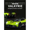 1/32 Aston Martin Valkyrie Alloy Sports Car Model Diecast Metal Racing Car Vehicles Model Sound and Light Simulation Collection Kids Toy Gift