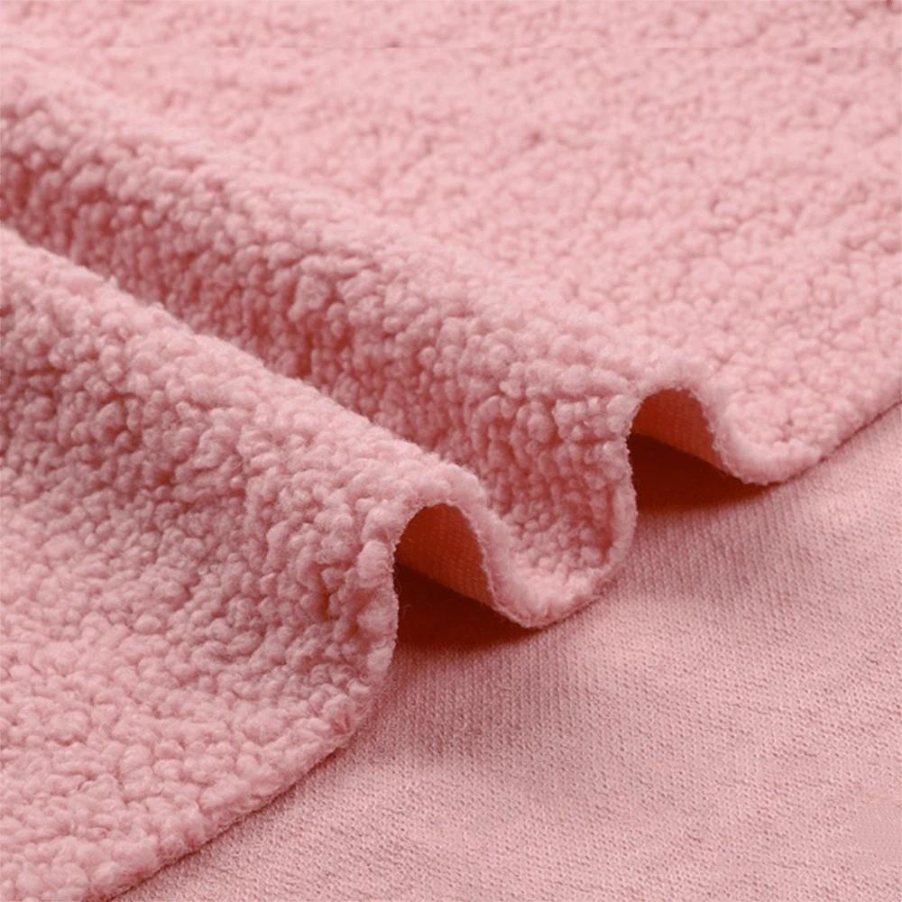 Ткань из искусственной овечьей шерсти 160x100см, утолщенная, теплая, коралловый флис, для одежды, шитья, подкладочные материалы