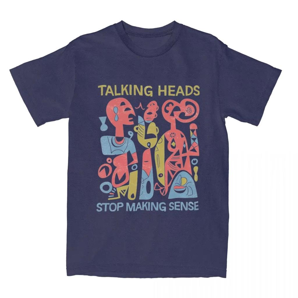 Talking Heads Stop Making Sense Stuff T-Shirt Rock Band Casual Cotton Summer Cotton Men's Women Top Tee Short Sleeve Streetwear