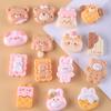 Cute Cartoon Bear & Rabbit Biscuit Jewelry Kit – DIY Resin Cream Glue Accessories