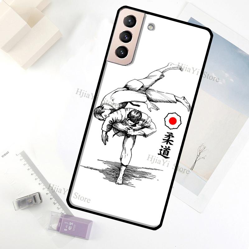 Чехол для Samsung Galaxy S23 Ultra Note 20 10 S9 S10 Plus S20 S21 FE S22 Ultra с принтом Дзюдо