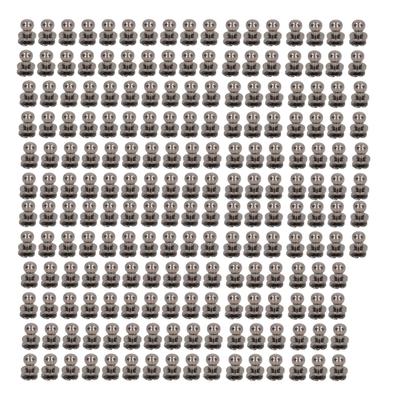 200 комплектов заклепок Monk с высоким глянцем 8x6 мм, изысканная работа, кожаные шурупы Chicago, гвозди для самостоятельного изготовления