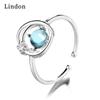 Классическое кольцо Lindon из медного сплава с цирконием, женские ювелирные изделия, свадебный подарок для вечеринки