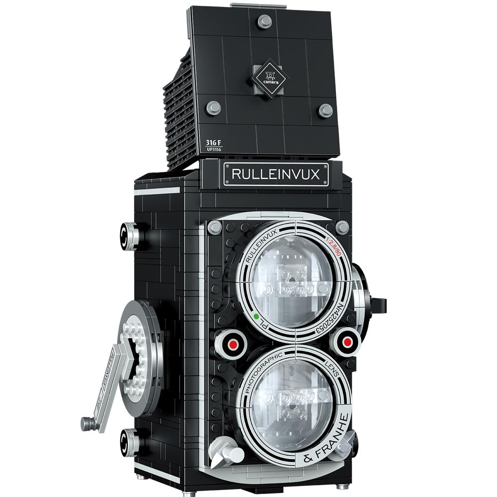 Классическая цифровая камера Модель Мини Кирпичные игрушки для мальчиков Взрослый Сборка Дизайн Блочные наборы Классическая коллекция Проектор Подарок на вечеринку