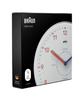 Braun Wall Time BC26TW [Официальный импорт] Часы, Учитель, Белый, Оранжевый,