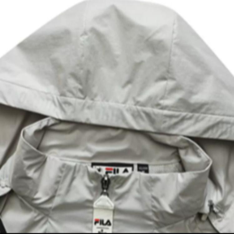 Fila Куртка с капюшоном на скрытой молнии с принтом логотипа Женские куртки Серый F11W233704F-GY