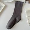 1/5/10 Pairs of Women's Mid-tube Socks Solid Color Casual Socks Cotton Socks
