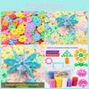 Baby Educational Plastic Snowflake Building Blocks Set For Toddlers And Creative Play