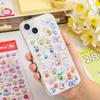 3D рельефные мультяшные животные наклейки для DIY чехлов для телефонов и бутылок для воды