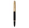 Parker 51 Premium Black GT Fountain Fine 18K Gold Gift Officially Product Number 2123511 Pen, Nib, Nib, Boxed, Imported,