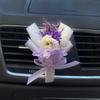 Car Air Freshener Vent Clip Mini Dried Flower Bouquet Auto Aromatherapy Car Essential