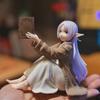 New Frieren Beyond the End of the Journey Anime Figure Frieren Reading Action Collectible Pvc Models Statue Brithday Gifts