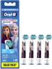 Braun Oral-B Kids' Мягкая зубная щетка Набор сменных щеток, Дизайн «Холодное сердце» (EB10S-4), Набор из 4 штук [Параллельный импорт]
