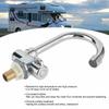 Silver RV Faucet Single Cold Water Tap RV Folding 360 Degree Rotation 1/2in Mounting Copper Faucet